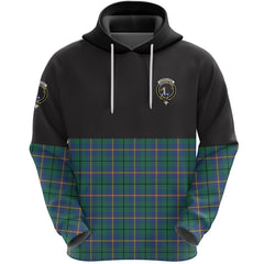 Carmichael Ancient Clan Half Of Tartan Hoodie