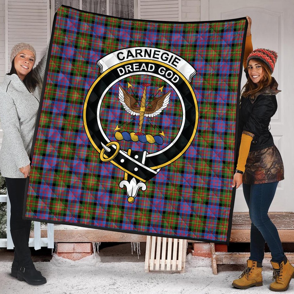 Carnegie Ancient Tartan Crest Quilt