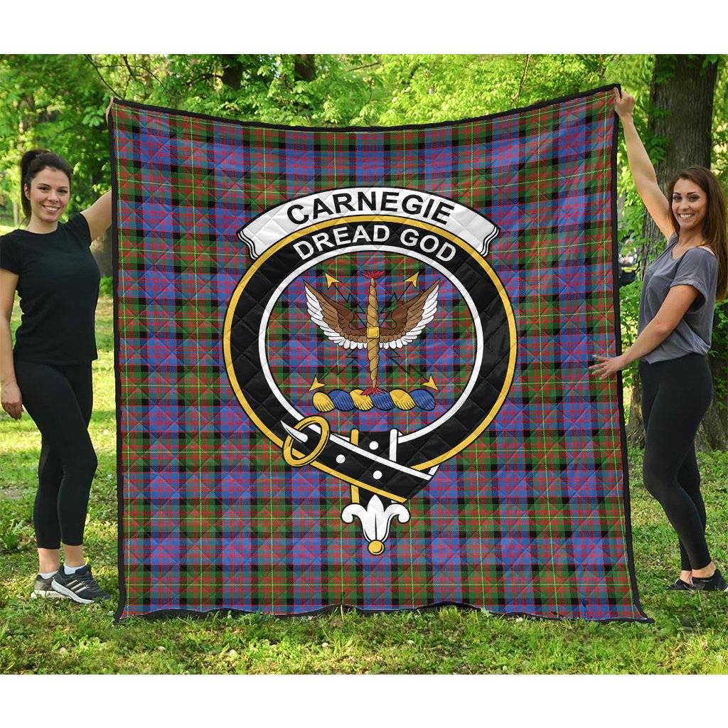 Carnegie Ancient Tartan Crest Quilt