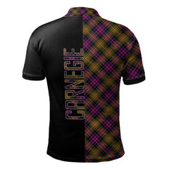 Carnegie Modern Tartan Polo Shirt Half of Me - Cross Style