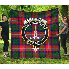 Charteris Tartan Crest Quilt
