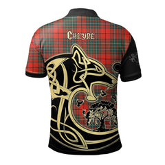 Cheyne Tartan Polo Shirt Viking Wolf
