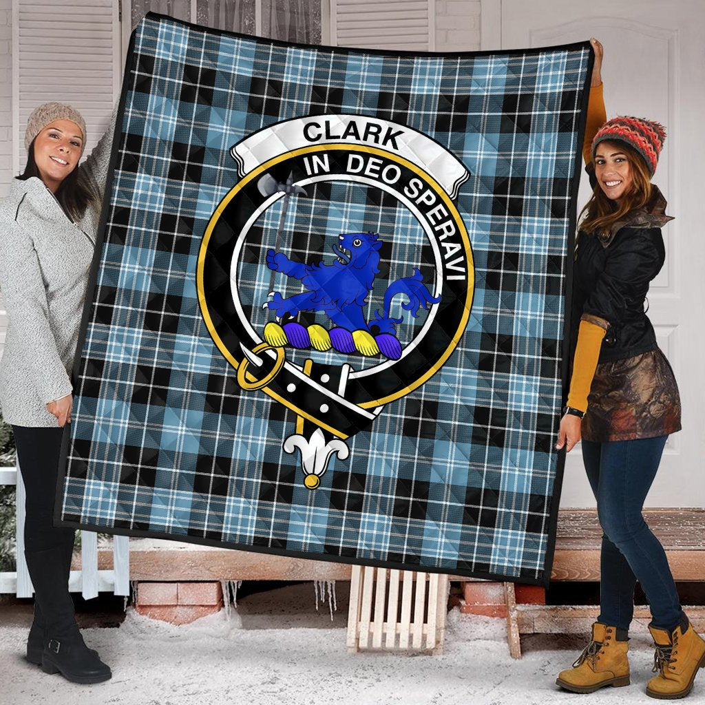 Clark (Lion) Ancient Tartan Crest Quilt
