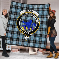 Clark (Lion) Ancient Tartan Crest Quilt