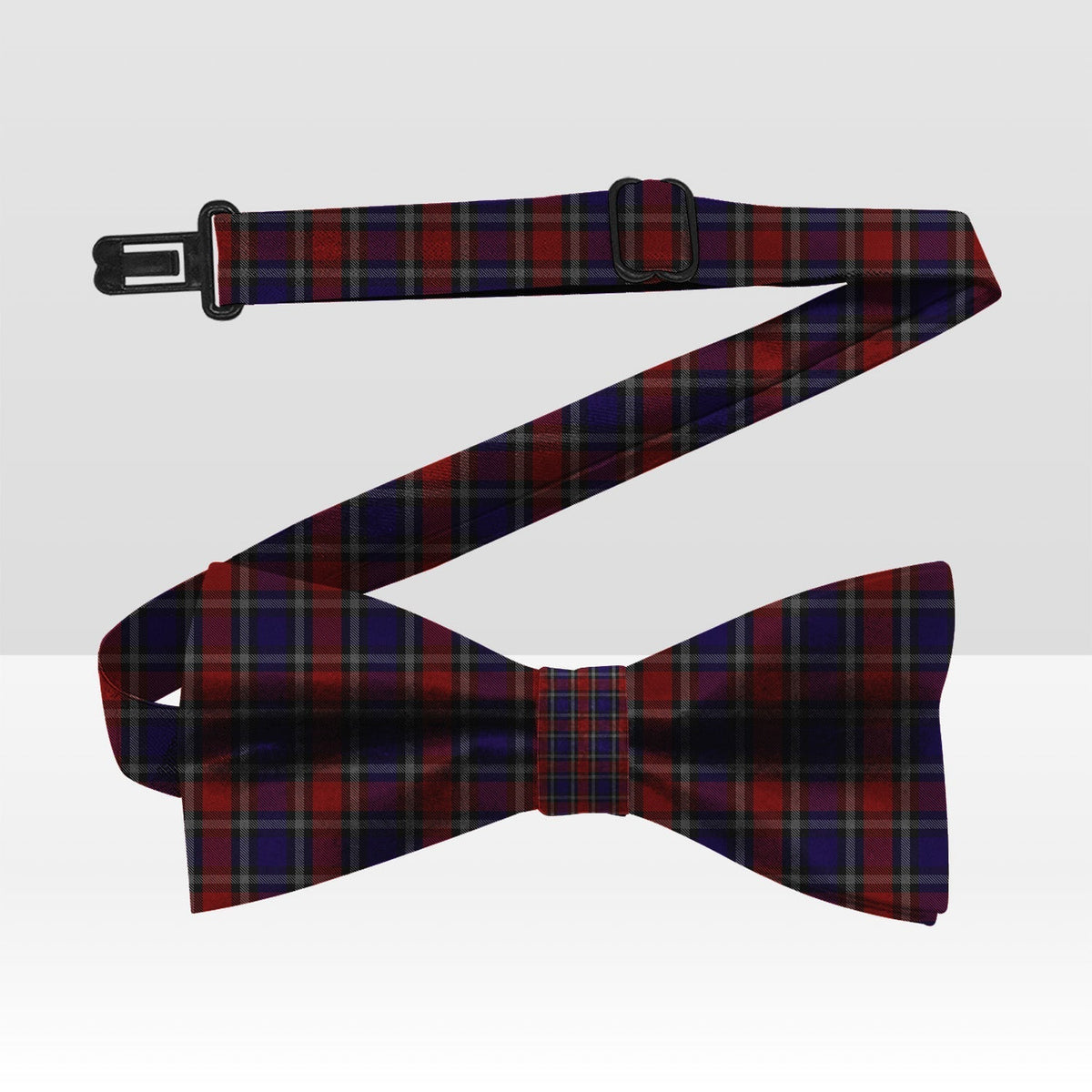Clark (Lion) Red Tartan Bow Tie