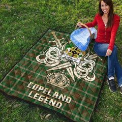 Copeland Tartan Crest Legend Gold Royal Premium Quilt