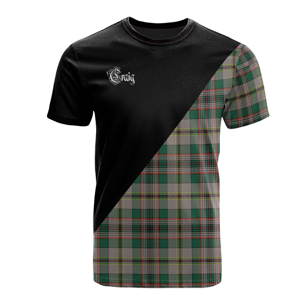 Craig Ancient Tartan - Military T-Shirt