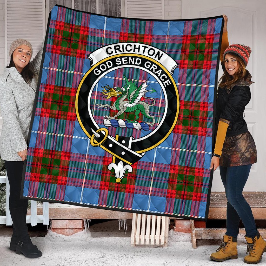 Crichton Tartan Crest Quilt