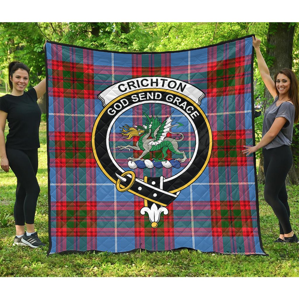 Crichton Tartan Crest Quilt
