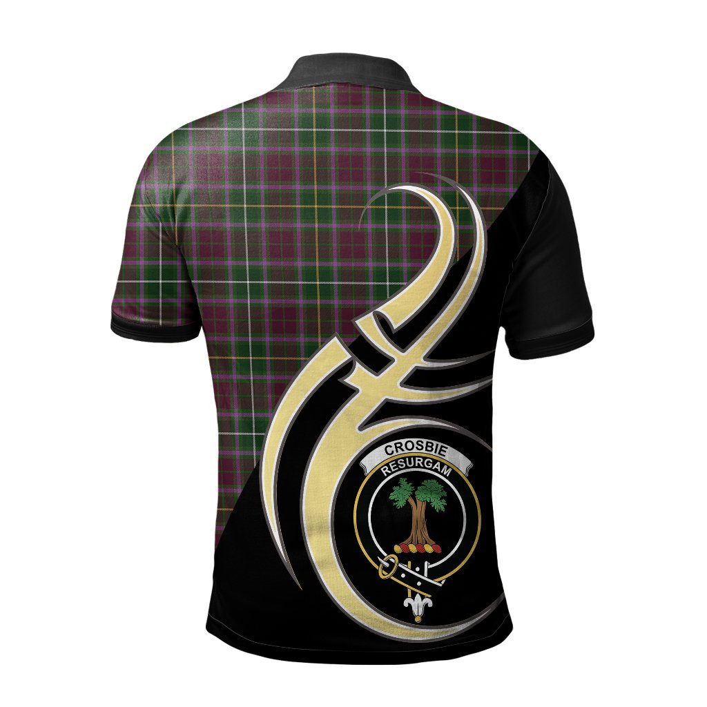 Crosbie Tartan Polo Shirt - Believe In Me Style