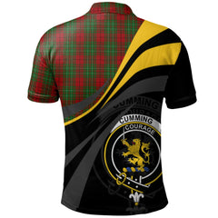 Cumming 01 Tartan Polo Shirt - Royal Coat Of Arms Style