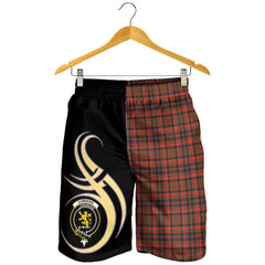 Cumming Hunting Weathered Tartan Crest Men's Short PM8