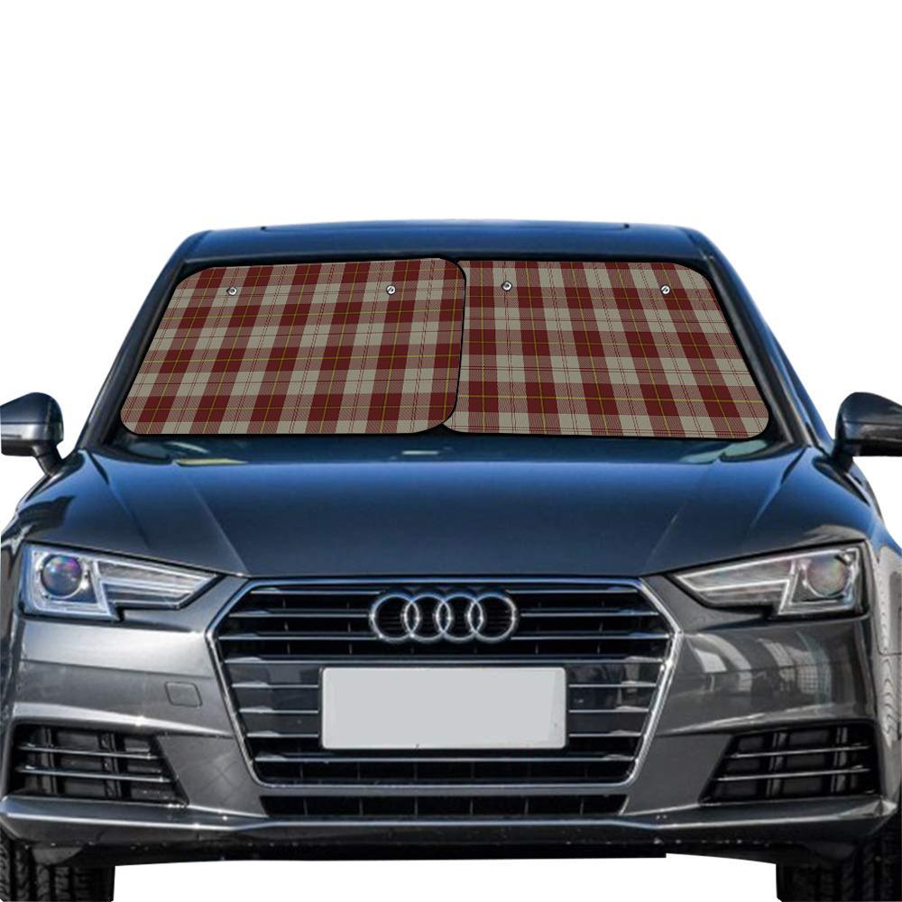 Cunningham Burgundy Dancers Tartan Car Sun Shade - 2 Pieces