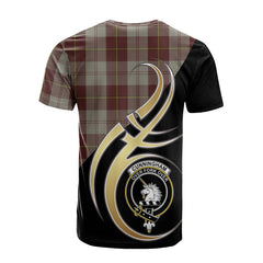 Cunningham Burgundy Dancers Tartan T-shirt - Believe In Me Style