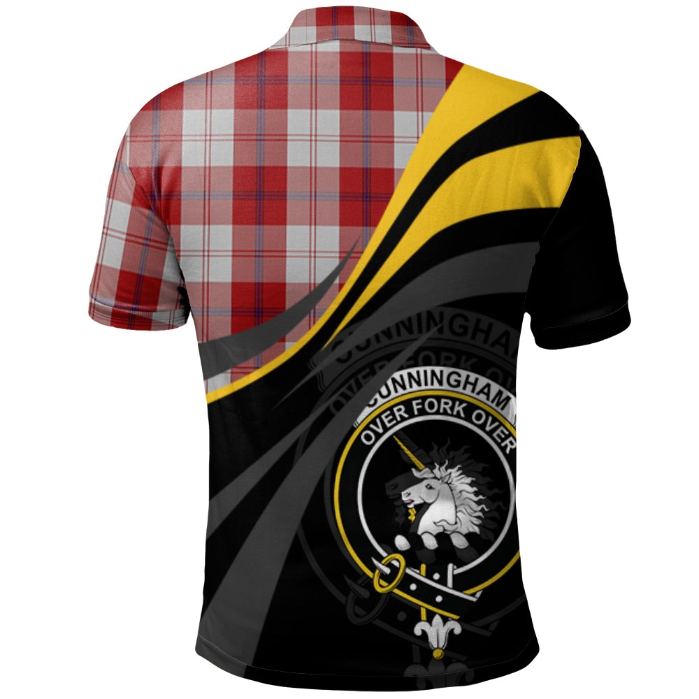 Cunningham Dress Tartan Polo Shirt - Royal Coat Of Arms Style