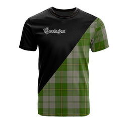 Cunningham Dress Green Dancers Tartan - Military T-Shirt