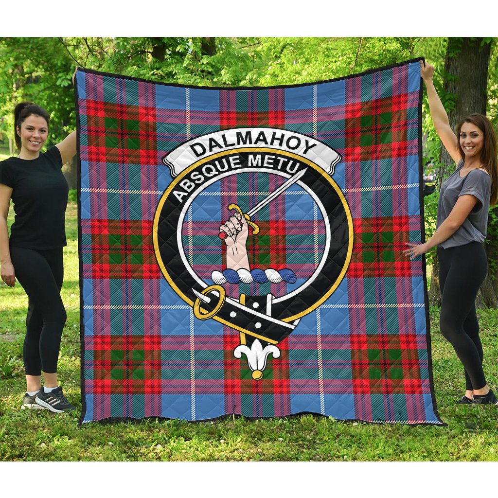 Dalmahoy Tartan Crest Quilt