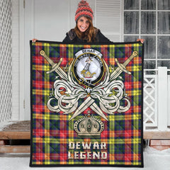 Dewar Tartan Crest Legend Gold Royal Premium Quilt