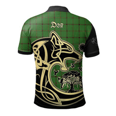 Don Tartan Polo Shirt Viking Wolf