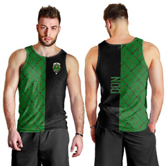 Don Tartan Crest Men's Tank Top - Cross Style