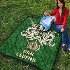Don Tartan Crest Legend Gold Royal Premium Quilt