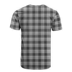 Douglas Grey Modern Tartan T-Shirt