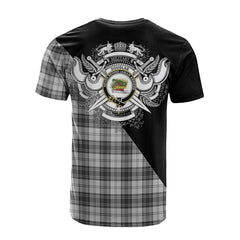 Douglas Grey Modern Tartan - Military T-Shirt