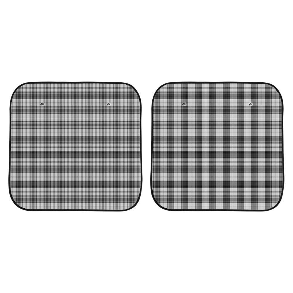 Douglas Grey Modern Tartan Car Sun Shade - 2 Pieces