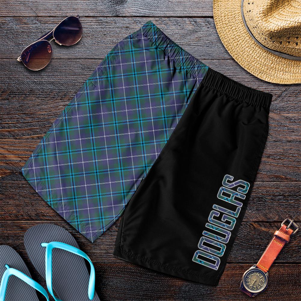 Douglas Modern Tartan Crest Men's Short - Cross Style