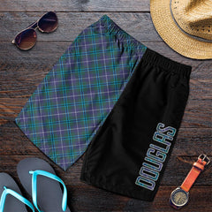 Douglas Modern Tartan Crest Men's Short - Cross Style
