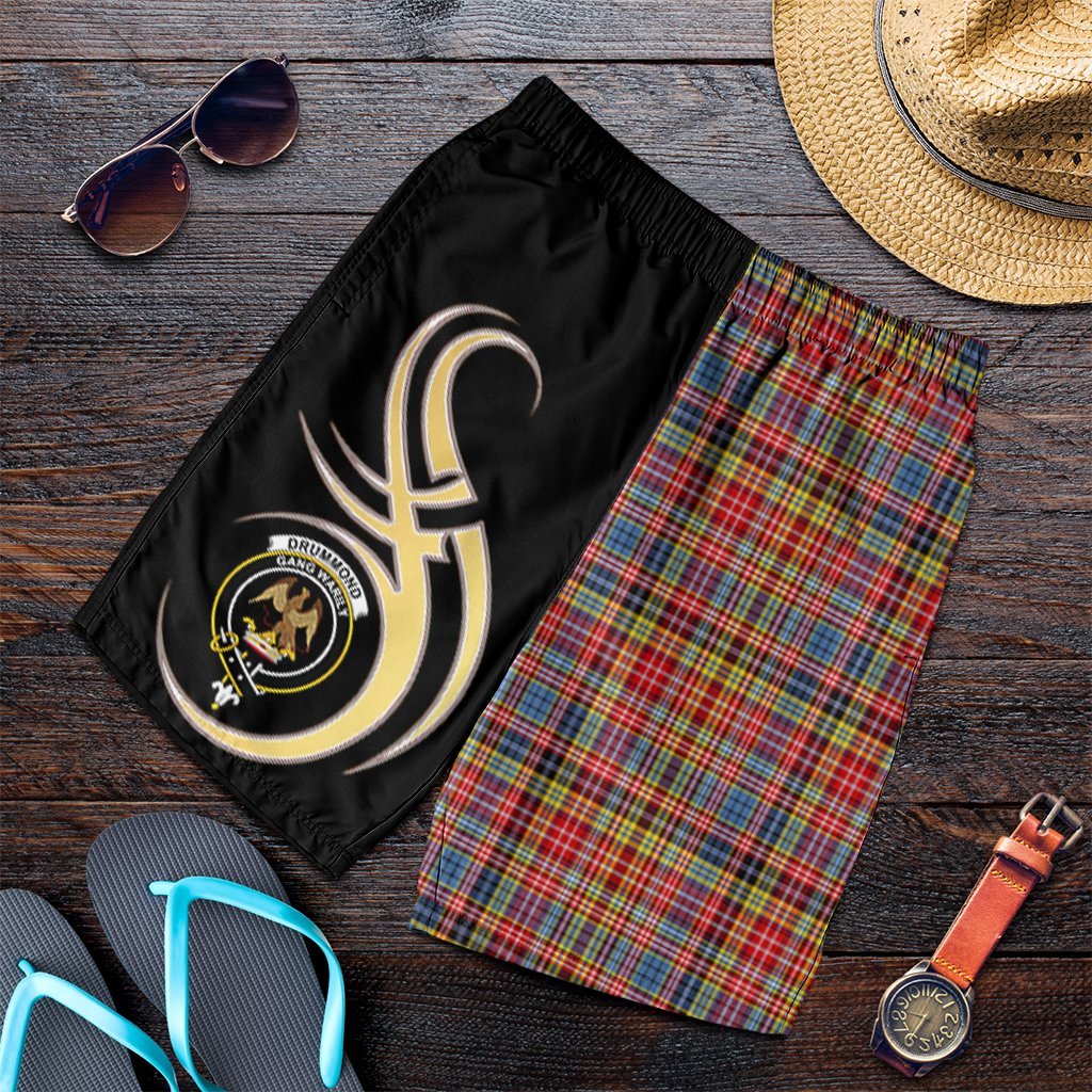 Drummond of Strathallan Tartan Crest Men's Short PM8