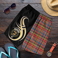 Drummond of Strathallan Tartan Crest Men's Short PM8