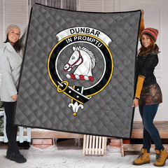 Dunbar of Pitgaveny Tartan Crest Quilt