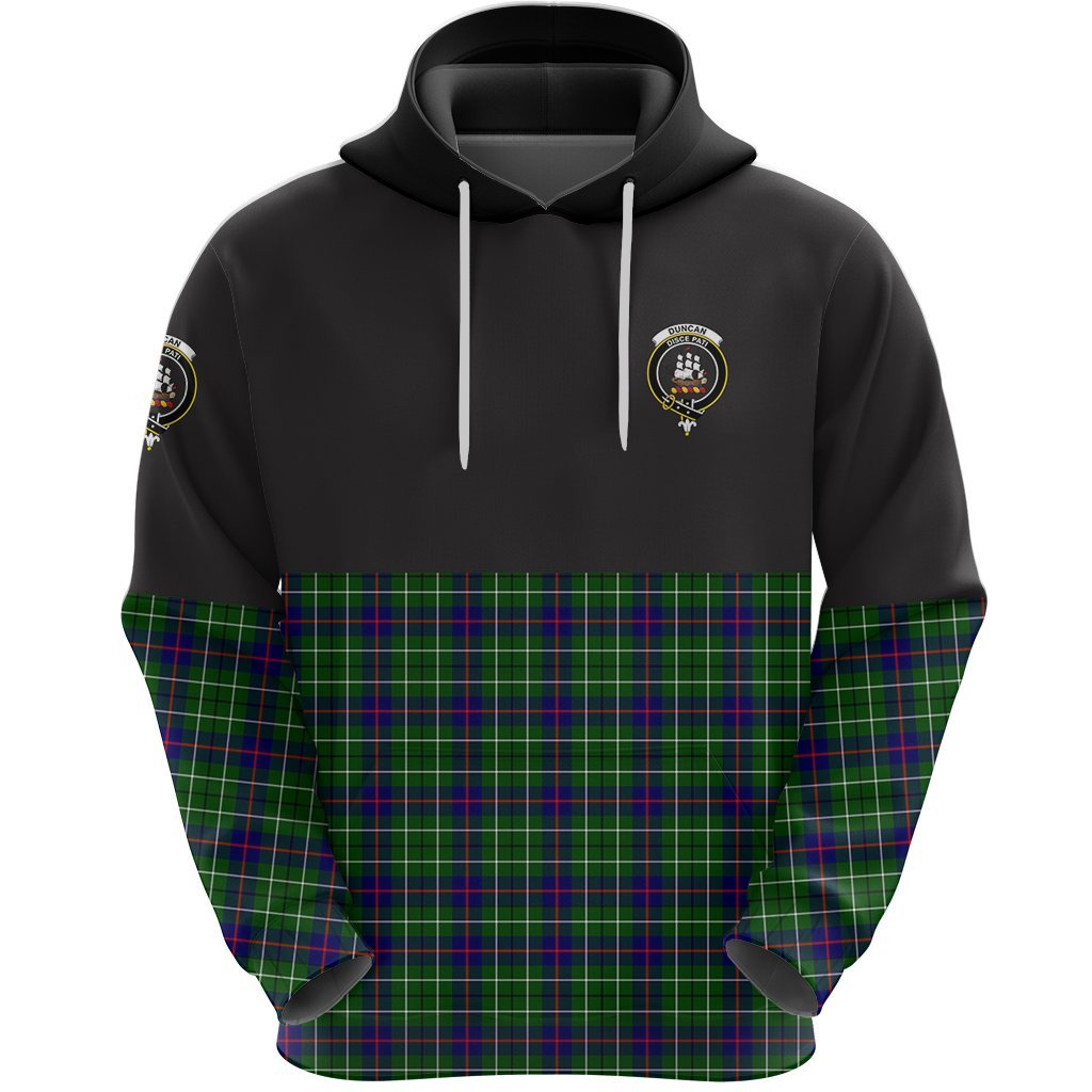 Duncan Modern Clan Half Of Tartan Hoodie