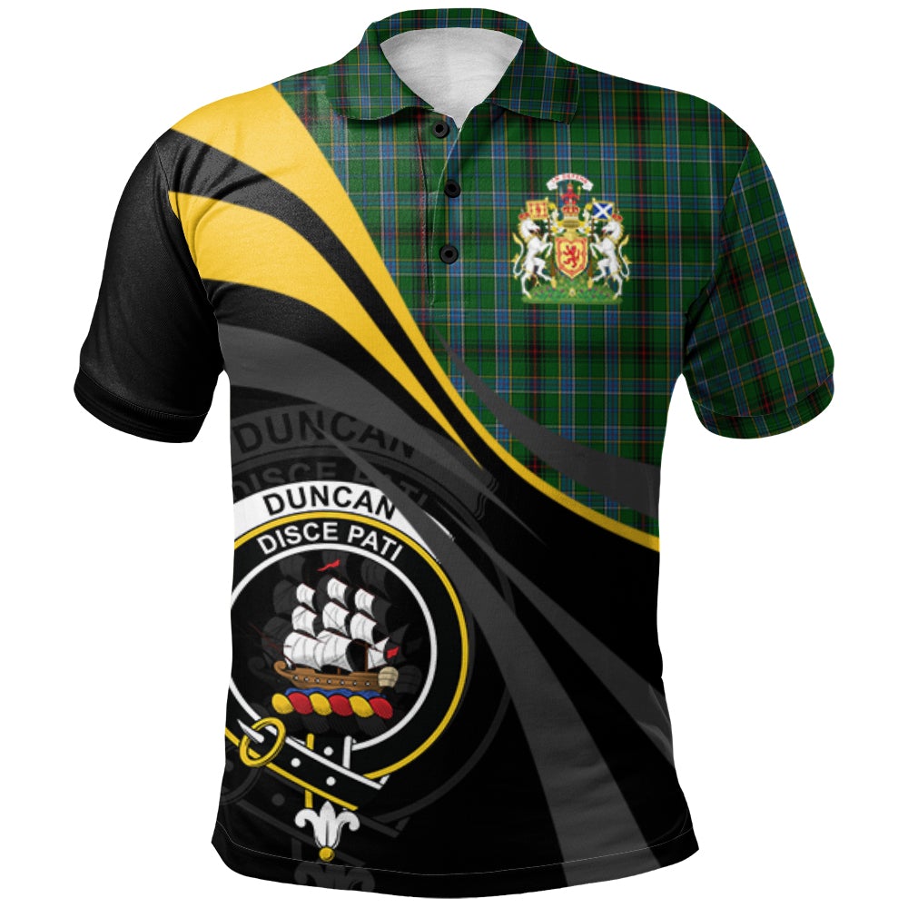 Duncan of Sketraw Tartan Polo Shirt - Royal Coat Of Arms Style
