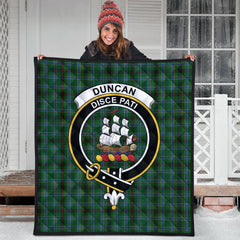 Duncan of Sketraw Tartan Crest Quilt