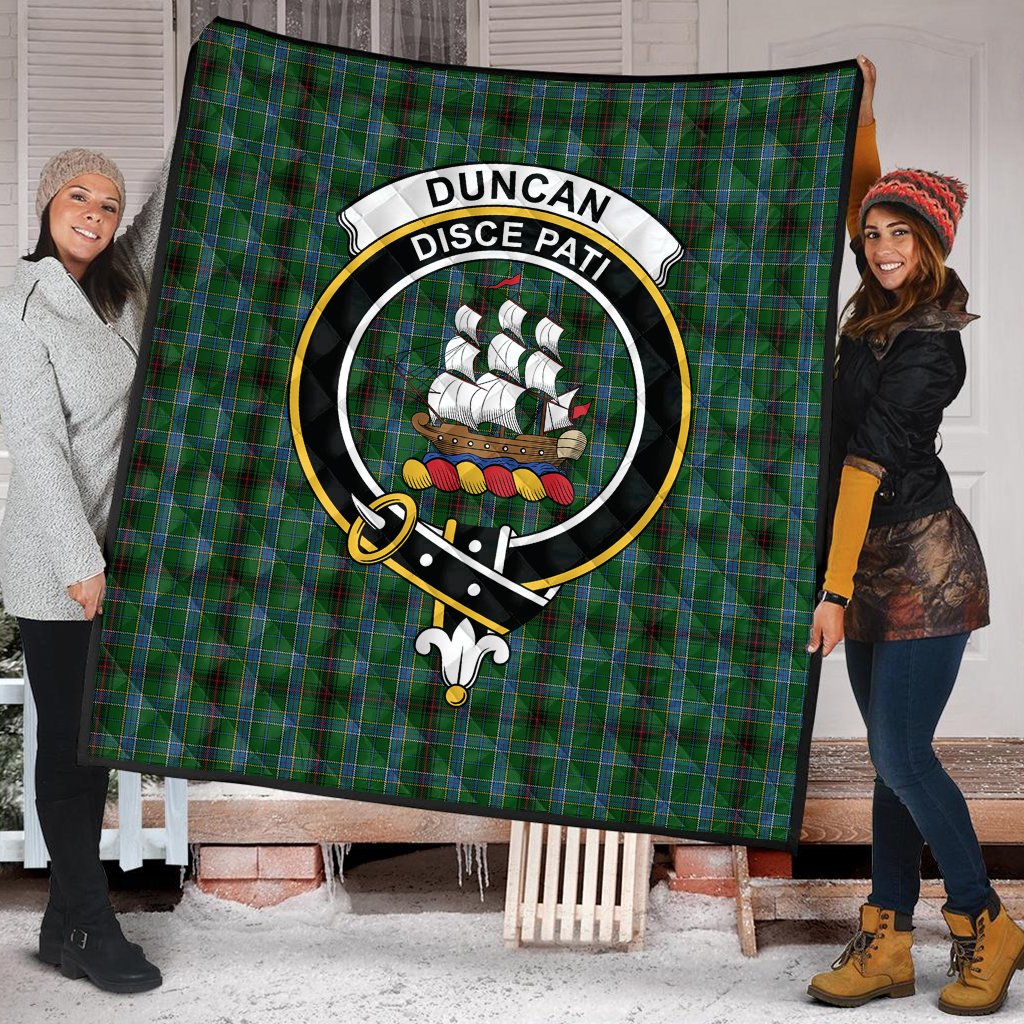 Duncan of Sketraw Tartan Crest Quilt
