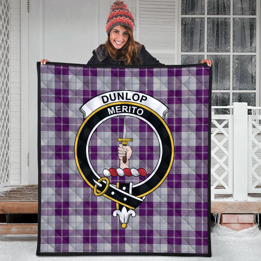 Dunlop Dress Tartan Crest Quilt