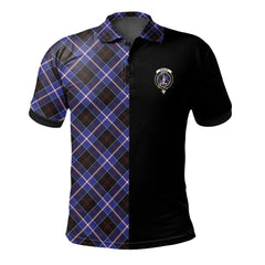Dunlop Modern Tartan Polo Shirt Half of Me - Cross Style