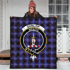 Dunlop Modern Tartan Crest Quilt