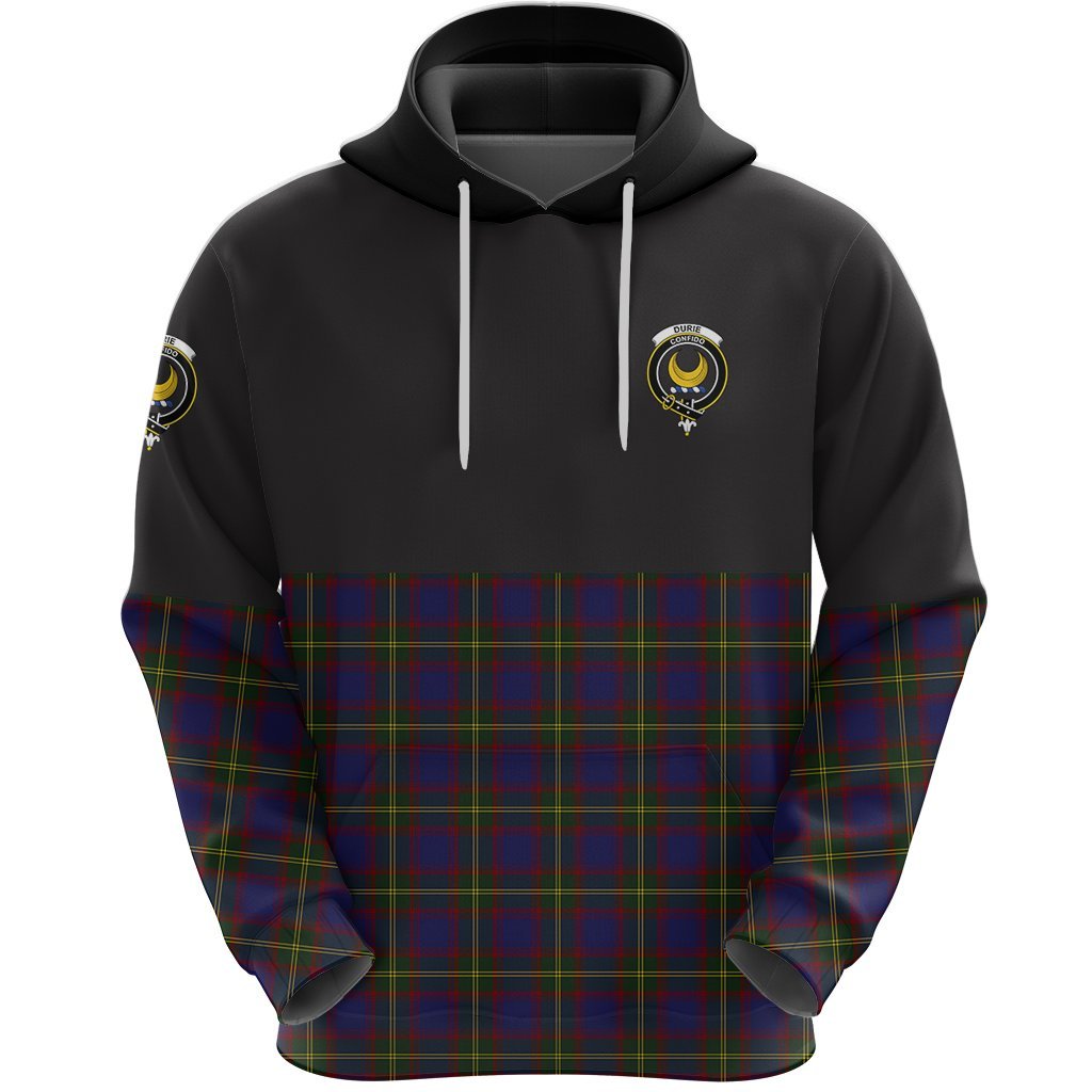 Durie Modern Clan Half Of Tartan Hoodie