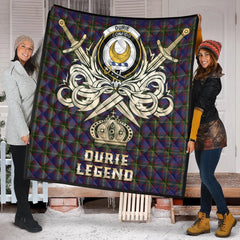 Durie Tartan Crest Legend Gold Royal Premium Quilt