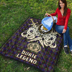 Durie Tartan Crest Legend Gold Royal Premium Quilt