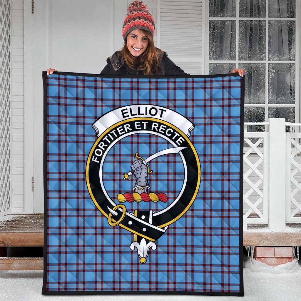 Elliot Ancient Tartan Crest Quilt