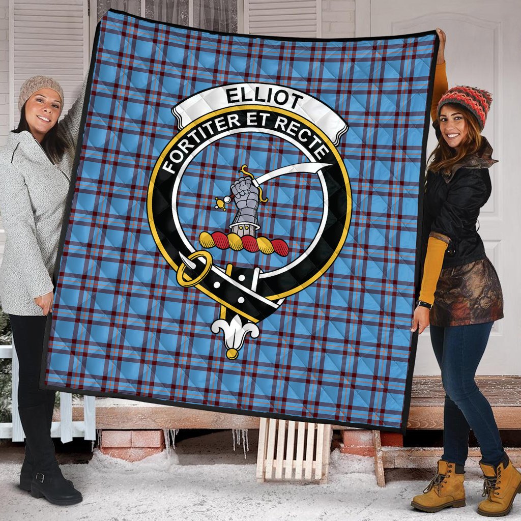 Elliot Ancient Tartan Crest Quilt