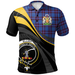 Elliot Modern Tartan Polo Shirt - Royal Coat Of Arms Style