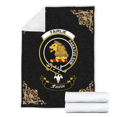Fairlie Crest Tartan Premium Blanket Black