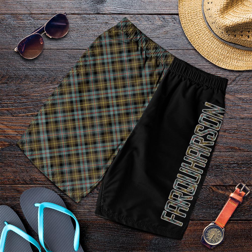 Farquharson Weathered Tartan Crest Men's Short - Cross Style