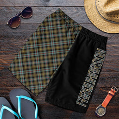 Farquharson Weathered Tartan Crest Men's Short - Cross Style