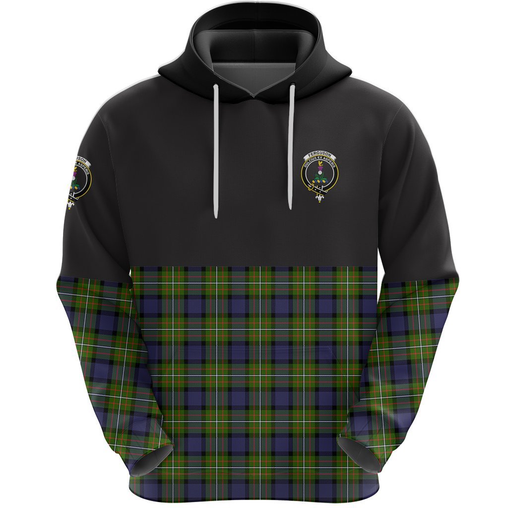 Ferguson Modern Clan Half Of Tartan Hoodie